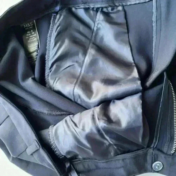 Mark & Spencer Women Dress Pants Black Size EU 36 (USA 6) - Picture 8 of 11